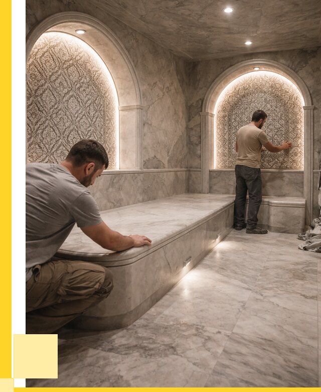 Турецкие бани под ключ в Реже от 273825 р. | ЭриданРеж